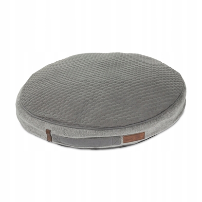 Picture of Legowisko dla psa, owalne, szare, 60*60*10cm, z zamkiem