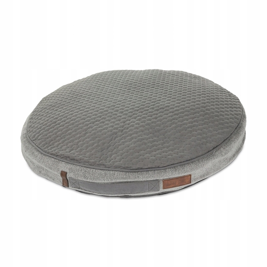 Picture of Legowisko dla psa, owalne, szare, 60*60*10cm, z zamkiem