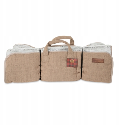 Picture of Legowisko/ mata skadana dla psa, jasnobrzowe, 90*66cm