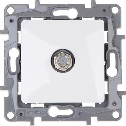 Picture of Legrand NILOE Gniazdo antenowe TV F-F kocowe 1 dB biae 764549 - 764549