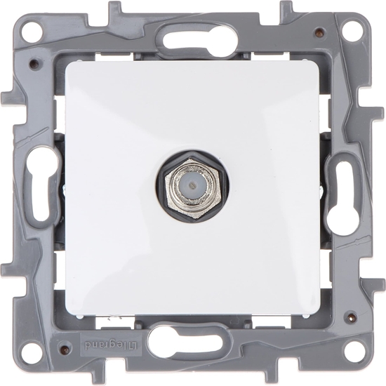 Picture of Legrand NILOE Gniazdo antenowe TV F-F kocowe 1 dB biae 764549 - 764549