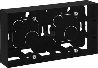 Picture of Legrand Puszka natynkowa Legrand Niloe Step 863598 podwójna czarna