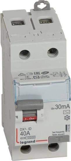 Picture of Legrand Wycznik rónicowoprdowy 2P 40A 0,03A typ AC P302 DX3 411505
