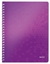 Изображение Leitz WOW Notebook A4 squared, wirebound with PP cover