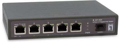 Picture of Level One LevelOne Switch  6x GE GEP-0625 2.5GbE       57W   8xPoE+ sw