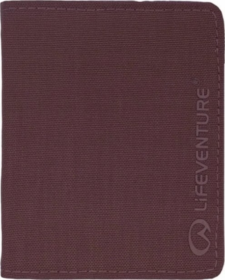 Picture of Lifeventure RFID Wallet, Recycled, Plum