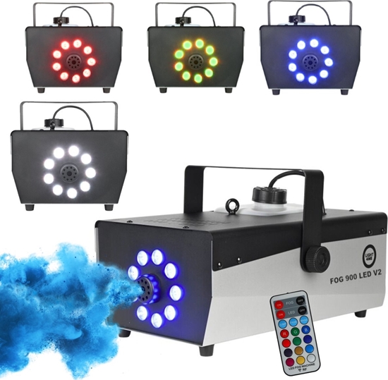Picture of LIGHT4ME FOG 900 LED V2 wytwornica dymu mgy pilot bezprzewodowy kontroler przewodowy 900W