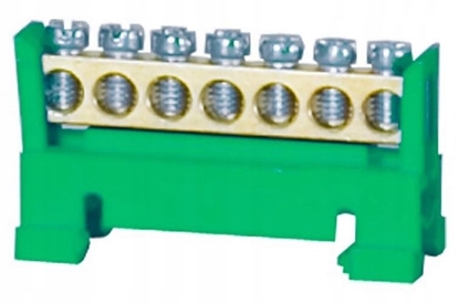 Изображение Listwa ochronna F-ELEKTRO F2.0115 7-mod. niska 7x16mm2 zielony