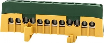 Picture of Listwa zasilajca F-Elektro Listwa ochronna ZPI 12-moduowa (12x16mm2) IP20 AL/CU - niebieska F2.0392