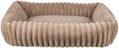 Attēls no Lonni, legowisko, dla psa/kota, plusz, jasnobrzowe, 80  60 cm