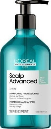 Изображение LOreal Paris L'OREAL PROFESSIONNEL_Serie Expert Scalp Advanced Anti Oiliness oczyszczajcy szampon do przetuszczajcej skóry gowy 500ml