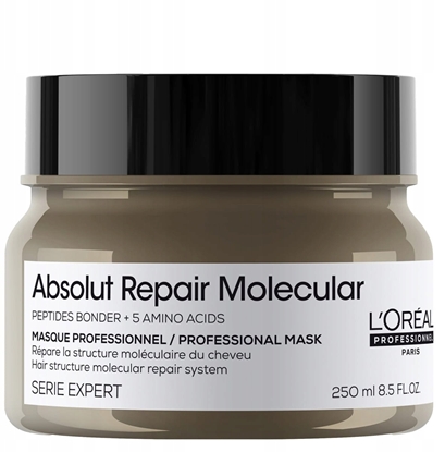 Picture of L'OREAL PROFESSIONNEL_Serie Expert Absolut Repair Molecular maska wypeniajca struktur molekularn wosów 250ml