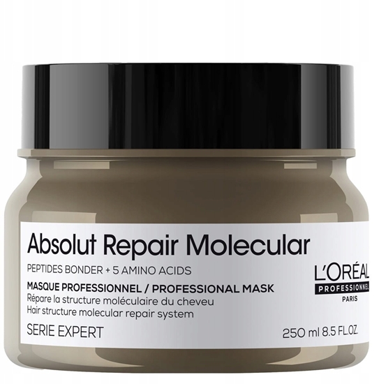 Изображение L'OREAL PROFESSIONNEL_Serie Expert Absolut Repair Molecular maska wypeniajca struktur molekularn wosów 250ml