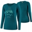 Изображение LS1415W Koszulka damska z dugim rkawem OUTDOOR WOOL PRO zielony S - GÓRY 13