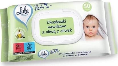Attēls no Lula Chusteczki nawilane z oliw z oliwek 50 szt.