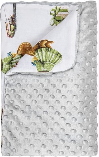 Изображение Lulando Lulando BABYDECKE 100 X 75 CM GRAU GESCHENKE