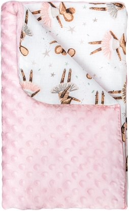 Изображение Lulando LULANDO BABYDECKE 100 X 75 CM ROSA MA,,USCHEN