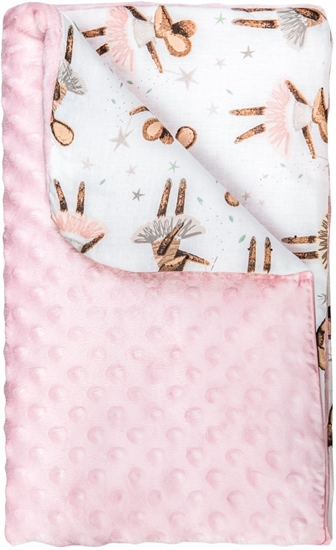 Изображение Lulando LULANDO BABYDECKE 100 X 75 CM ROSA MA,,USCHEN