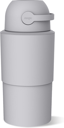 Picture of Magic Heka L diaper pail, concrete gray