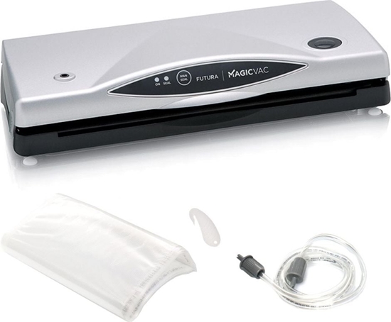 Picture of Magic Vac MagicVac FUTURA Automatyczna Zgrzewarka - pakowarka próniowa listwowa do ywnoci - do folii i pojemników + 5 duych torebek + noyk + wyk do pojem