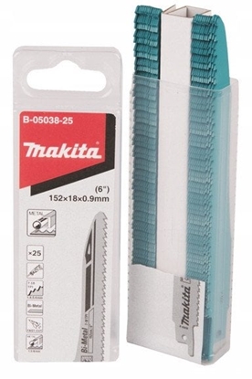 Изображение Makita MAKITA SABER SAW BLADE BIM 152x0.9mm /25pcs. METAL, PVC (FAST)