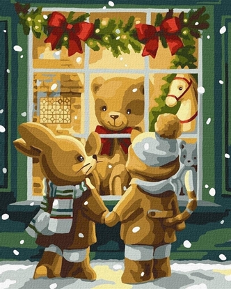 Изображение Malowanie po numerach - Sklep z zabawkami 40x50cm