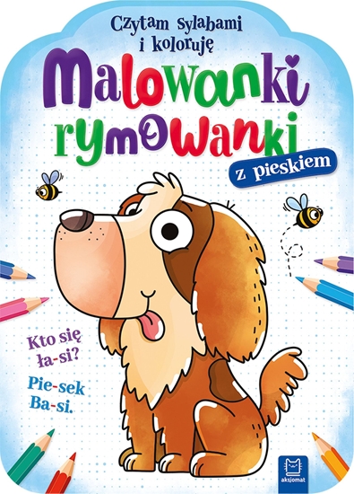 Изображение Malowanki rymowanki z pieskiem. Czytam sylabami i koloruj