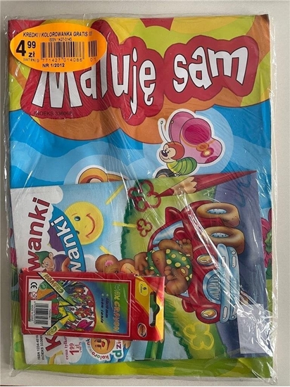 Picture of Maluj Sam + kolorowanka + kredki