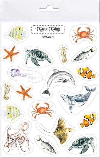 Изображение Mama Maluje Naklejki Zwierzta mórz i oceanów