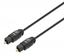 Picture of Manhattan Toslink Digital Optical AudioCable, 1m, Male/Male, Toslink S/PDIF, Gold plated contacts, Lifetime Warranty, Polybag