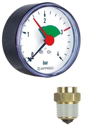 Изображение Manometr grzewczy HZ80 0-4bar 1/4 AX