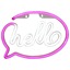 Изображение Manta SNL08PKT Style Neon Lights HELLO Pink/White