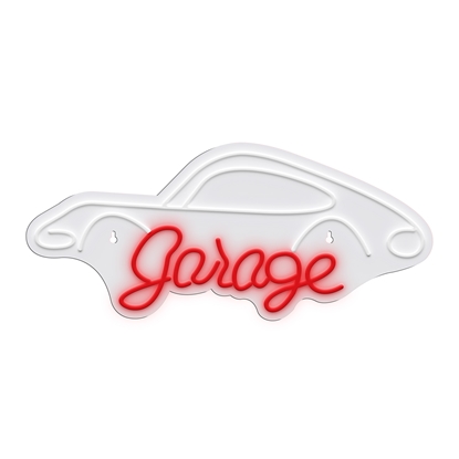 Picture of Manta SNL95WH Style Neon Lights Garage white-red