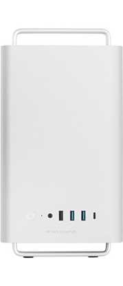 Picture of Mars Gaming MCELITEW Premium Aluminum Tower PC Case mATX