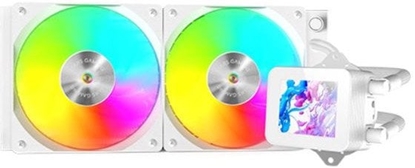 Attēls no Mars Gaming MLVISION240W Liquid Cooling System with 360º LCD / TDP up to 500W