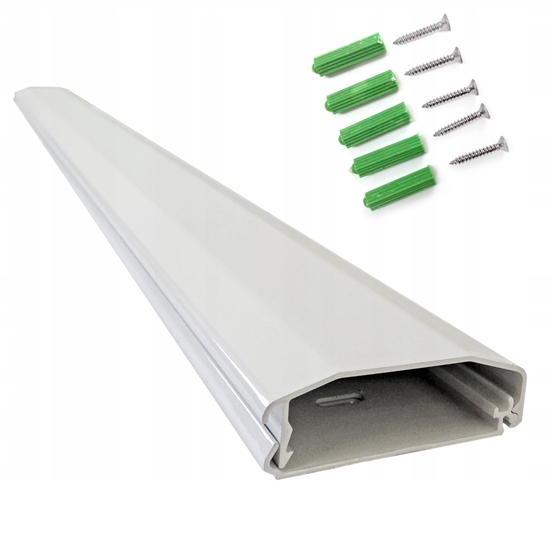 Picture of Mask75-W - aluminiowa maskownica kabli z systemem click-lock d. 75 cm