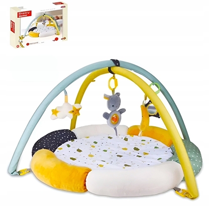 Attēls no Mata edukacyjna dla dzieci Å¼Ã³Åto - niebieska