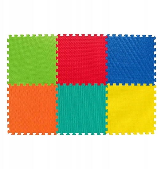 Picture of Mata Piankowa Puzzle Piankowe do Zabawy dla Dzieci Edukacyjna Kolory 6 Szt.