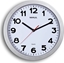 Изображение Maul MAUL Wanduhr Step weiß/silber Kunststoff 30cm inkl. Batterie