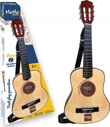 Attēls no Meme MEME KLASYCZNA HISZPASKA DREWNIANA GITARA