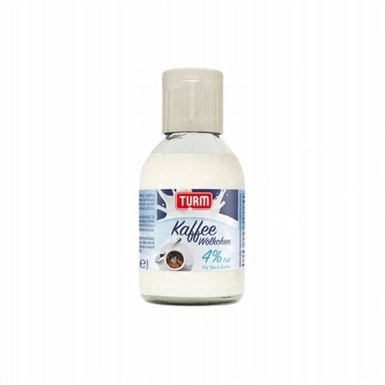 Picture of mietanka mleczko do kawy i herbaty 4% w szklanej butelce