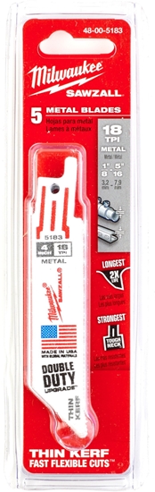 Изображение MILWAUKEE BRZESZCZOT S BIMETAL 100mm/18T /5szt.