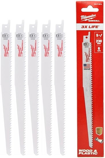 Изображение MILWAUKEE BRZESZCZOT S BIMETAL 230mm/6T /5szt.