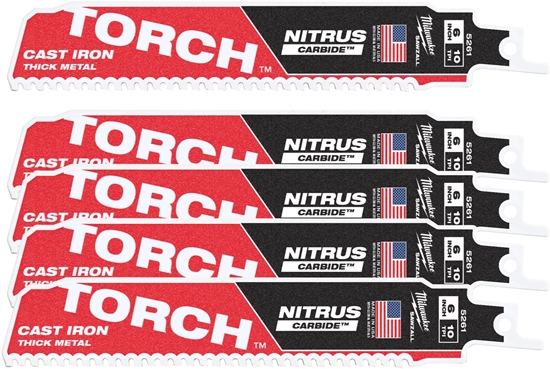 Изображение MILWAUKEE BRZESZCZOT S TCT TORCH NITRUS 150mm/10T /5szt.