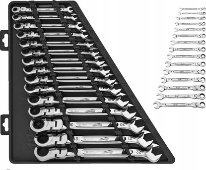 Attēls no Kombinētu atslēgu komplekts Milwaukee Max Bite Flex; 8-22 mm; 15 gab.