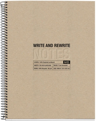 Picture of Miquelrius Notizblock SCHWARZ Recycle A4 80 Blatt