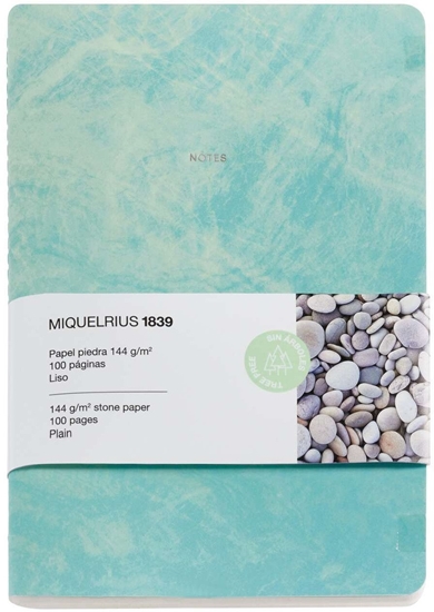 Picture of Miquelrius STONE PAPER Notizbuch A5 Blanco GREEN Grün
