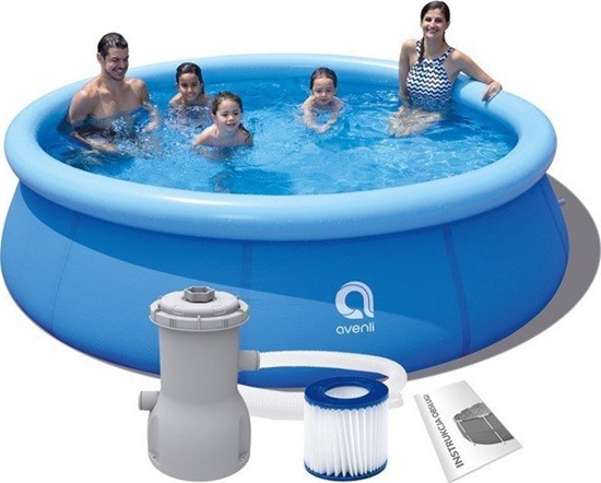 Picture of Mirpol BASEN ROZPOROWY Z POMP FILTRACYJN ZESTAW 12W1 - 5377L - 360x76CM