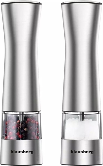 Изображение Mynek do przypraw Klausberg ZESTAW MYNKÓW ELEKTRYCZNYCH DO PIEPRZU I SOLI KLAUSBERG KB-7610