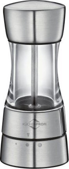 Picture of Mynek do przypraw Kuchenprofi Mynek do pieprzu lub soli, red. 6 x 14 cm, akryl/stal nierdzewna / Kuchenprofi